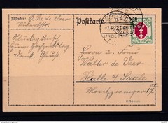 Germany Poland Danzig 1922 Post Card Franked by 40 pf 15321