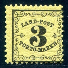 BADEN POSTAGE 1862 2 ** MINT IN PERFECT CONDITION (F8066