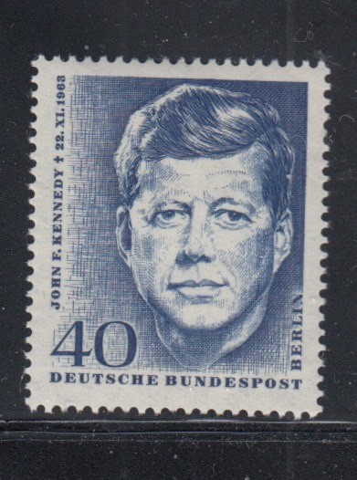 WEST BERLIN In Memoriam John F. Kennedy MNH stamp