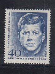WEST BERLIN In Memoriam John F. Kennedy MNH stamp