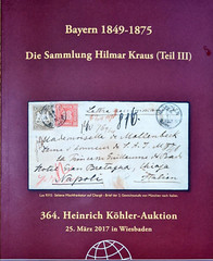 Auction Catalogue BAYERN 1849-1875 Die Sammlung Hilmar Kraus Deutschland Bavaria