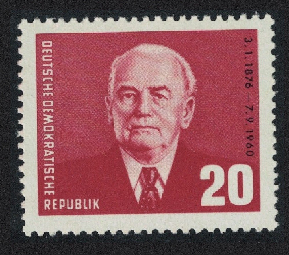 GDR 85th Birth Anniversary of President Pieck 1961 MNH SG#E539