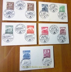 EBS Germany 1940 Buildings – Bauwerke Michel 751-759 Sonderstempel KRIEG 544