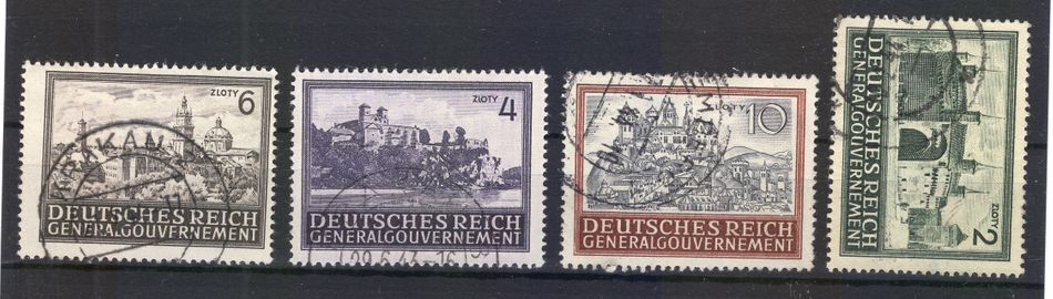 GG 113/16 Set Used Stamped Postage Stamps (Example Image)