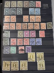 GERMANY DEUTSCHE REICH STAMP COLLECTION + STATE STAMP IN STOCKBOOK USED, MH, MNH