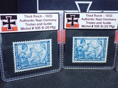 Nazi Germany 1933 Wagner Tristan and Isolde Stamp 20 Pfg 505B MH pre-WW2