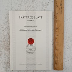 Ersttagsblatt 1977 German First Day Covers Collection – 14 Vintage Stamp Sheets