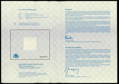 GERMANY FOLDER BDPH 1989 500 YEARS POST – POSTRIDER HORSE – ONLY FOR MEMBERS!