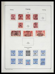 GERMANY Territories 1920-1957 Danzig Memel Saar Stamp Collection