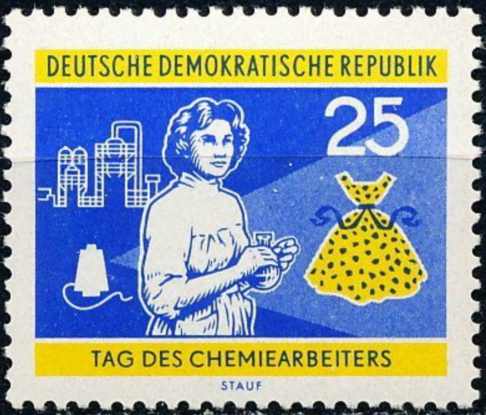 DDR #Mi0803 MNH 1960 Chemical Worker Laboratory Garments [528]