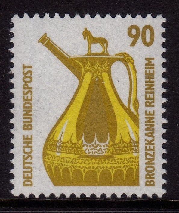 W Germany 1987-96 Tourist Sights 90pf Bronze Flagon SG 2212 MNH