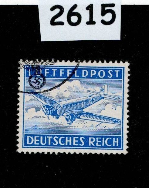 Used stamp MC1 1942 Feldpost Military postage Luftfeldpost WWII Germany #2615