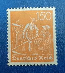 Stamp Germany Deutsches Reich 150 Pfennig 1921 Mi. Nr. 189 WZ 2 (23387)