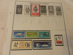 Lot of 78 East Germany Stamps, 1950-1970s Workers, Birds, Planes, Art, More