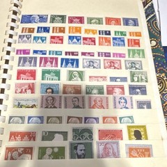 Vintage Germany Stamp Collection Page