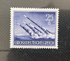 13 X 1944 German „Heroes Memorial Day“ Third Reich Briefmarken Deutschland
