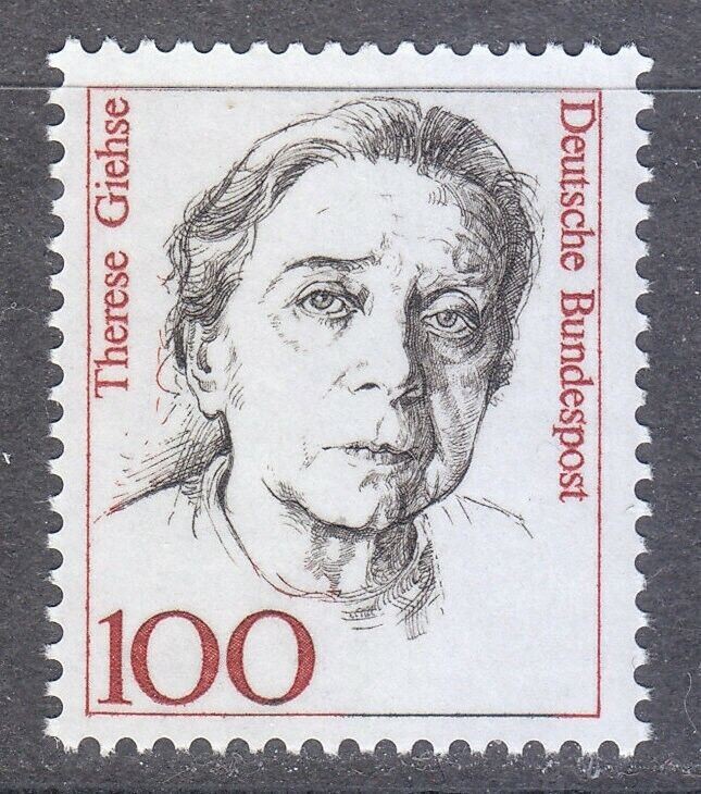 Germany 1988 MNH Mi 1390 Therese Giehse ** German-Jewish actress **