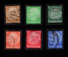 Germany 1934 Hindenburg Memorial Death Set Used M