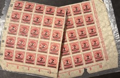 Postage Stamps For Crafting: Germany 1923 2,000,000m On 200m; Red/Black; 50 Pcs