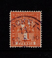 Germany 1890 1p Orange Berlin Private Post Used – S58654