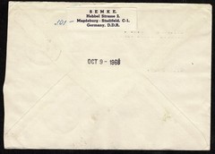 First Day Cover – Germany DDR 19 Sept. 1972 Skulpturen- Sammlung Berlin to USA