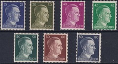 AUTHENTIC Historical Artifact 1941 WWII Adolf Hitler Set 19 Stamps SALE! MNH