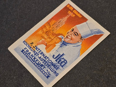 German Third Reich 1937 Frankfurt Culinary Bakers Baking Exhibition Label Stamp