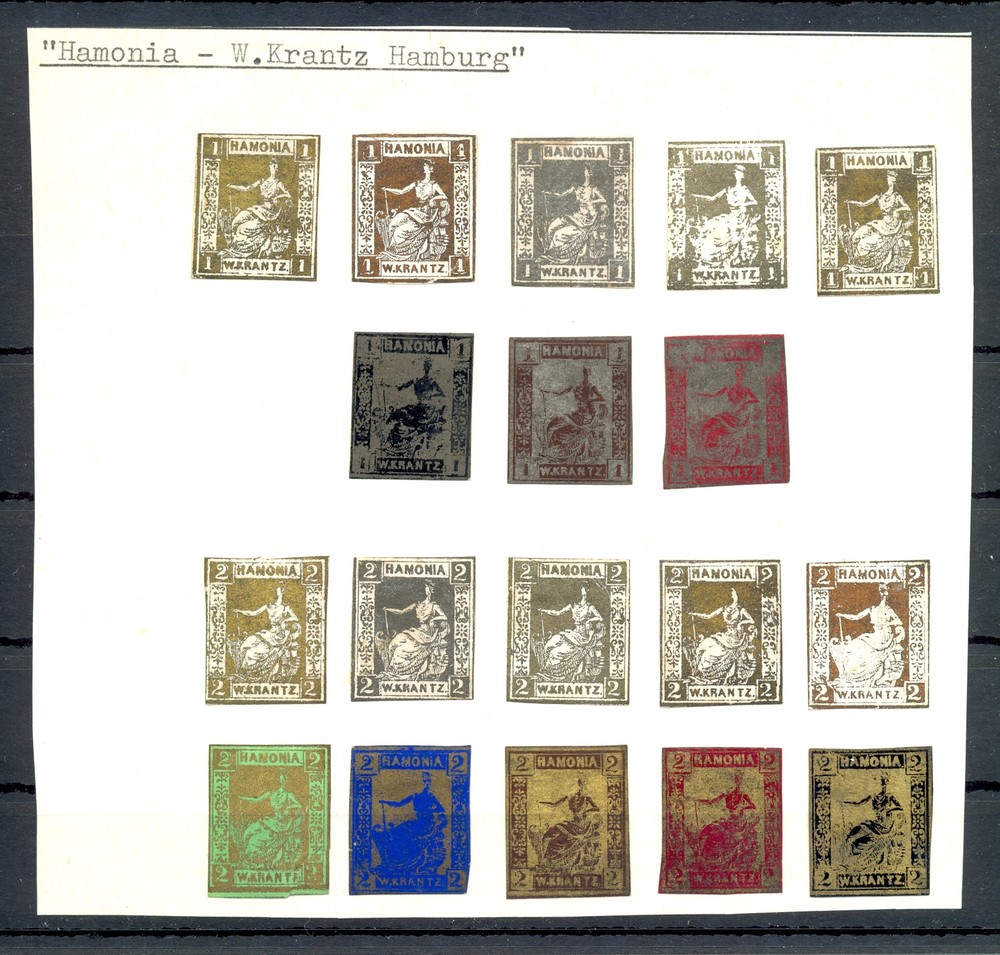 GERMANY – LOCAL POST -HAMBURG -18 ST. BOTEN-W-KRANTZ -(*) – FINE