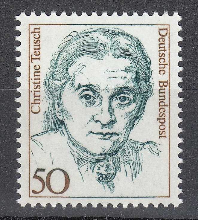 Germany 1986 Mi 1304 Sc 1480 MNH Christine Teusch Minister of education **