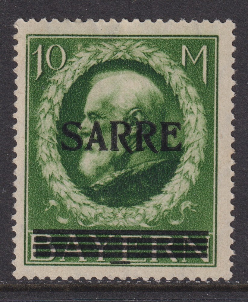 Saar 1920 MI 31 signed Brun MLH VF / CAT VALUE $210
