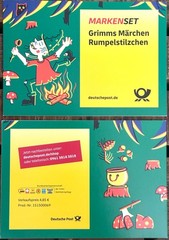 GERMANY 2022 STAMP SET RUMPELSTILTSKIN MH 125 MINT MiNo. 3664-3666 GRIMM!
