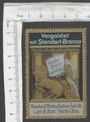 AOP Germany Standard-Bronze Colour Factory vintage advertisement poster stamp MH