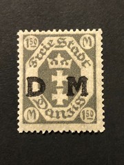 Germany POLAND DANZIG 1921 FREE STATE, 1.50 Mark MNH /s2 #c25