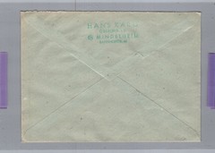 Bund Heuss with four-unit unit – letter from Mindelheim to Augsburg 1955