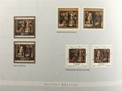 GERMAN POST ART-EDITION 1995/39 1831/1832 WEIHNACHTEN NOEL CHRISTMAS