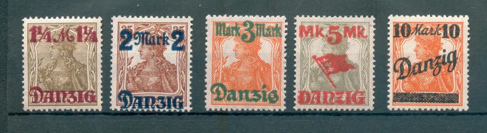 Danzig 42/46I Partial Set * MH (72618)