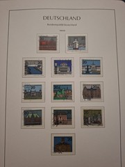 BRD Sammlung 1951-1963 in Leuchtturm-Vordruckalbum – Posthorn-Satz, Heuss, Europ