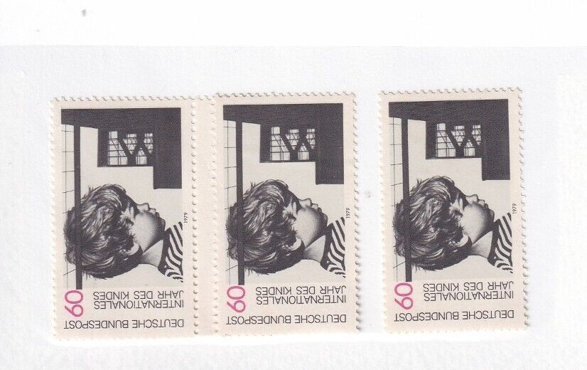 Bundesrepublik MNH ** 1000 SC 1286 Intl Year of Child (3x)