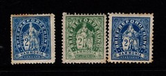 Hamburg 1800s 3 2p Harmonia Local Post MH / Rems – S47313