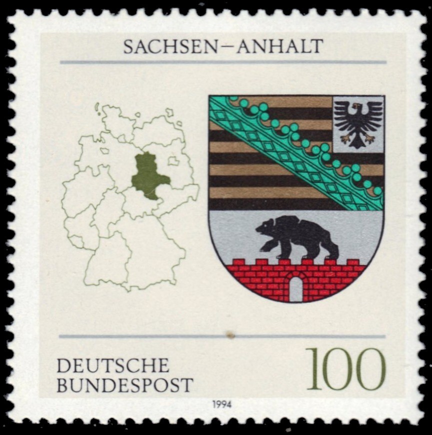 GERMANY 1712 – Coats of Arms „Saxony-Anhalt“ (pc16225)