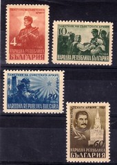 BULGARIA-post WW2-„SOVIET ARMY MONUMENT“full set, MNH