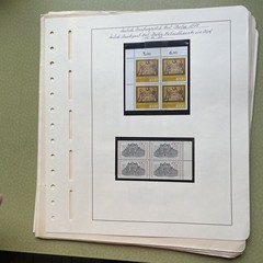 Federal Berlin collection blocks of four mint stamped smorgasbord D-38