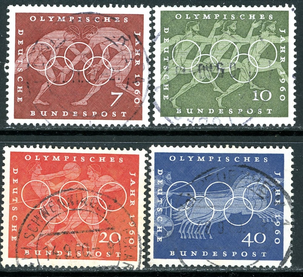 Stamps Germany, Scott # 813-816 used, complete set