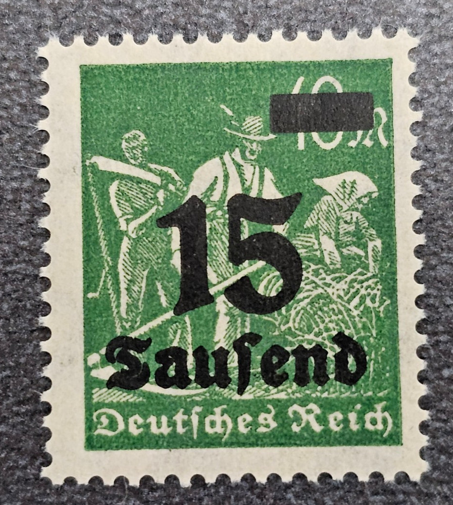 Stamp Germany Deutsches Reich 15 000 Mark 1923 Mi. Nr. 279b [🇩🇪37597]