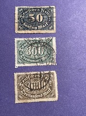 Rare High Value Germany 1922-23 22 Pcs Stamps, MNH,MH And Used,see Photos