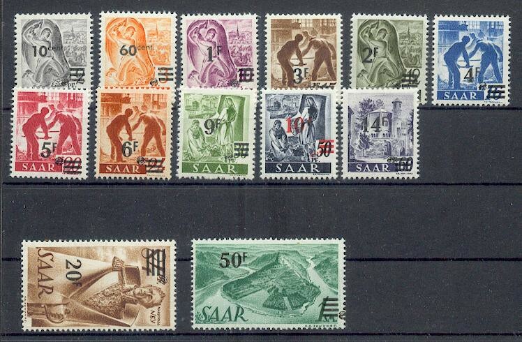 Saar 226/38 Set** MNH Mint Never Hinged (70949)