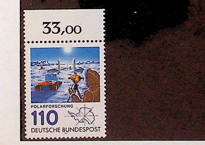 GERMANY Sc 1353 NH ISSUE OF 1981 – ANTARCTIC – (DLM34)