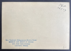 Germany 1934 Postal Card Hindenburg 6pf P225 Black Border
