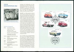 GERMANY FOLDER 2002/44 CARS OLDTIMER BMW ISETTA MERCEDES 300 SL VW BEETLE TRABI