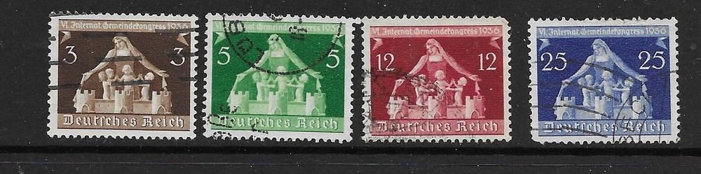 Germany 1936 6th Int Local Government Congress used (A36)